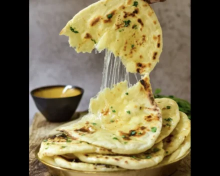 cheese and garlic naan